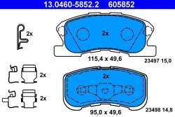 ATE set placute frana, frana disc ATE 13.0460-5852.2 (13.0460-5852.2)