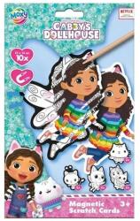 MGA Entertainment Set creativ cu 10 magneți de frigider tip răzuitor cu imagini pentru căsuța de păpuși Gabi (TT420717)