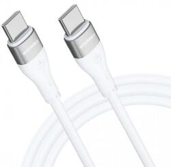 Wozinsky Cablu Incarcare USB-C - USB-C WZK WSTCC2, 65W, 2m, Alb