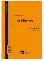  Nyomtatvány szállítólevél A/5 50x3 álló (B.10-70/V/3/50) - robbitairodaszer