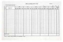  Nyomtatvány jelenléti ív 5 napos A/4 - robbitairodaszer