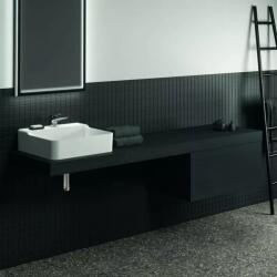 Ideal Standard Dulap baza suspendat Ideal Standard Atelier Conca finisaj stejar inchis 1 sertar 80 cm (T3985Y4)