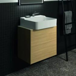 Ideal Standard Dulap baza suspendat Ideal Standard Atelier Conca 2 sertare 60 cm finisaj stejar deschis (T4354Y6)