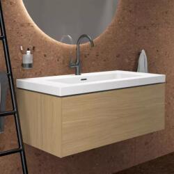 Ideal Standard Dulap baza suspendat Ideal Standard Atelier Conca 1 sertar finisaj stejar deschis 100 cm (T4579Y6)