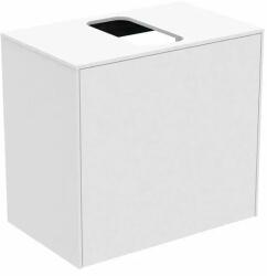 Ideal Standard Dulap baza suspendat Ideal Standard Atelier Conca 1 sertar si blat cu decupaj central 60 cm alb mat (T3934Y1)