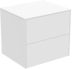 Ideal Standard Dulap baza suspendat Ideal Standard Atelier Conca alb mat 2 sertare cu blat 60 cm (T4321Y1)