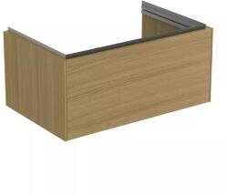 Ideal Standard Dulap baza suspendat Ideal Standard Atelier Conca 1 sertar finisaj stejar deschis 80 cm (T4578Y6)