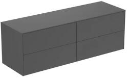 Ideal Standard Dulap baza suspendat Ideal Standard Atelier Conca antracit mat 4 sertare cu blat 160 cm (T4325Y2)