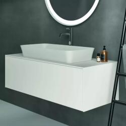 Ideal Standard Dulap baza suspendat Ideal Standard Atelier Conca alb mat 1 sertar si blat cu decupaj central 120 cm (T3931Y1)