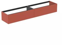 Ideal Standard Dulap baza suspendat Ideal Standard Atelier Conca rosu - oranj mat 2 sertare 240 cm (T4333Y3)