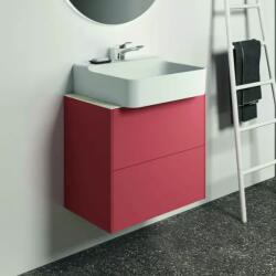 Ideal Standard Dulap baza suspendat Ideal Standard Atelier Conca 2 sertare 60 rosu - oranj mat (T4354Y3)