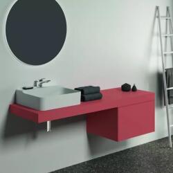 Ideal Standard Blat pentru lavoar Ideal Standard Atelier Conca fara decupaj rosu - oranj mat 160 cm (T3953Y3)