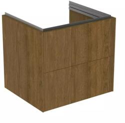 Ideal Standard Dulap baza suspendat Ideal Standard Atelier Conca 2 sertare finisaj nuc inchis 60 cm (T4573Y5)