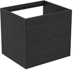 Ideal Standard Dulap baza suspendat Ideal Standard Atelier Conca finisaj stejar inchis 2 sertare 60 cm (T4355Y4)