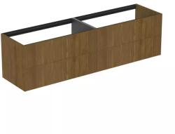 Ideal Standard Dulap baza suspendat Ideal Standard Atelier Conca finisaj nuc inchis 4 sertare 200 cm (T3993Y5)