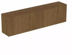Ideal Standard Dulap baza suspendat Ideal Standard Atelier Conca 2 sertare cu blat 200 cm finisaj nuc inchis (T4332Y5)