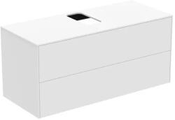 Ideal Standard Dulap baza suspendat Ideal Standard Atelier Conca alb mat 2 sertare si blat cu decupaj central 120 cm (T3943Y1)