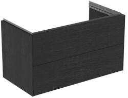 Ideal Standard Dulap baza suspendat Ideal Standard Atelier Conca 2 sertare finisaj stejar inchis 100 cm (T4575Y4)