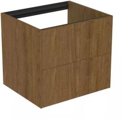 Ideal Standard Dulap baza suspendat Ideal Standard Atelier Conca finisaj nuc inchis 2 sertare 60 cm (T4355Y5)