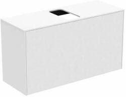 Ideal Standard Dulap baza suspendat Ideal Standard Atelier Conca 1 sertar si blat cu decupaj central 100 cm alb mat (T3936Y1)