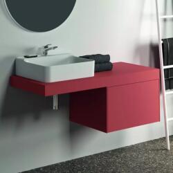 Ideal Standard Blat pentru lavoar Ideal Standard Atelier Conca fara decupaj rosu - oranj mat 120 cm (T3952Y3)