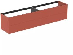 Ideal Standard Dulap baza suspendat Ideal Standard Atelier Conca rosu - oranj mat 4 sertare 240 cm (T4336Y3)
