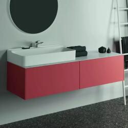 Ideal Standard Dulap baza suspendat Ideal Standard Atelier Conca rosu - oranj mat 2 sertare 160 cm (T3984Y3)