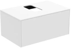 Ideal Standard Dulap baza suspendat Ideal Standard Atelier Conca alb mat 1 sertar si blat cu decupaj central 80 cm (T3929Y1)