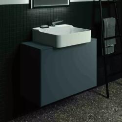 Ideal Standard Dulap baza suspendat Ideal Standard Atelier Conca 1 sertar si blat cu decupaj central 80 cm antracit mat (T3935Y2)