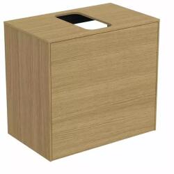 Ideal Standard Dulap baza suspendat Ideal Standard Atelier Conca 1 sertar si blat cu decupaj central 60 cm finisaj stejar deschis (T3934Y6)