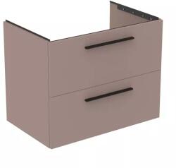 Ideal Standard Dulap baza suspendat Ideal Standard i. life B gri - bej mat 2 sertare 80 cm (T5272NH)