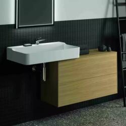 Ideal Standard Dulap baza suspendat Ideal Standard Atelier Conca 2 sertare cu blat 100 cm finisaj stejar deschis (T4329Y6)