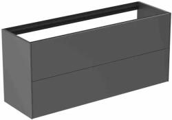 Ideal Standard Dulap baza suspendat Ideal Standard Atelier Conca 2 sertare 120 cm antracit mat (T3951Y2)