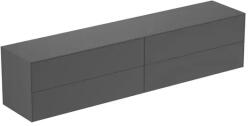 Ideal Standard Dulap baza suspendat Ideal Standard Atelier Conca antracit mat 4 sertare cu blat 240 cm (T4338Y2)