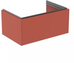 Ideal Standard Dulap baza suspendat Ideal Standard Atelier Conca 1 sertar rosu - oranj 80 cm (T4578Y3)