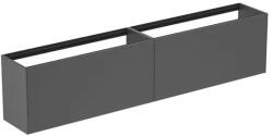 Ideal Standard Dulap baza suspendat Ideal Standard Atelier Conca 2 sertare 240 cm antracit mat (T4339Y2)