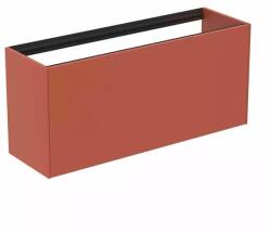 Ideal Standard Dulap baza suspendat Ideal Standard Atelier Conca 1 sertar 120 rosu - oranj mat (T3939Y3)