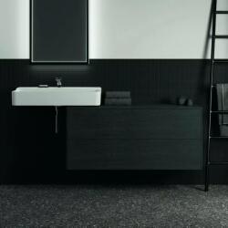 Ideal Standard Dulap baza suspendat Ideal Standard Atelier Conca finisaj stejar inchis 2 sertare cu blat 120 cm (T4324Y4)