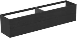 Ideal Standard Dulap baza suspendat Ideal Standard Atelier Conca finisaj stejar inchis 4 sertare 240 cm (T4336Y4)