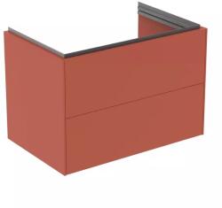 Ideal Standard Dulap baza suspendat Ideal Standard Atelier Conca 2 sertare rosu - oranj 80 cm (T4574Y3)