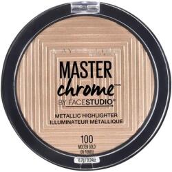 Maybelline New York Iluminator pudră, Maybelline, Master Chrome Molten Gold