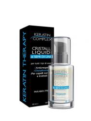 Kerati̇n Complex Cristale lichide păr, Keratin Complex, semințe de in, 50 ml