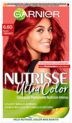 Garnier Vopsea de păr, Garnier Nutrisse, 6.60 Ruby Intens, culoare vibrantă