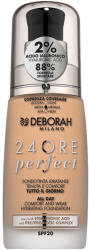 Gazelle Fond de ten lichid, Deborah Milano, 24 Hours Perfect Moisturising SPF 20, Caramel Beige