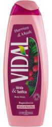 Vidal Sassoon Spumă de baie Vidal, Blackberry și Moss, tonifiantă, 500 ml