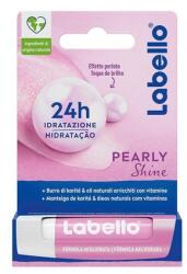 Labello Balsam de buze, Labello Pearly Shine, 4.8g, extracte perle și mătase