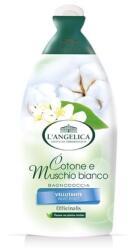 L'Angelica Gel de duș, L' Angelica, Velvet Cotton și White Musk, 500 ml