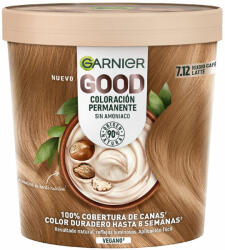 Garnier Vopsea de păr, Garnier, Blonde Café Latte 7.12, efect natural