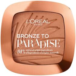 Tan Tan Fan Pudră bronzantă, L' Oréal Paris, Paradise, nuanța 02 Bronze, 9 g