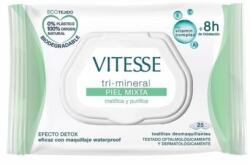 Vi̇tesse Șervețele demachiante, Vitesse Tri-Mineral, ten mixt, 25 bucăți
